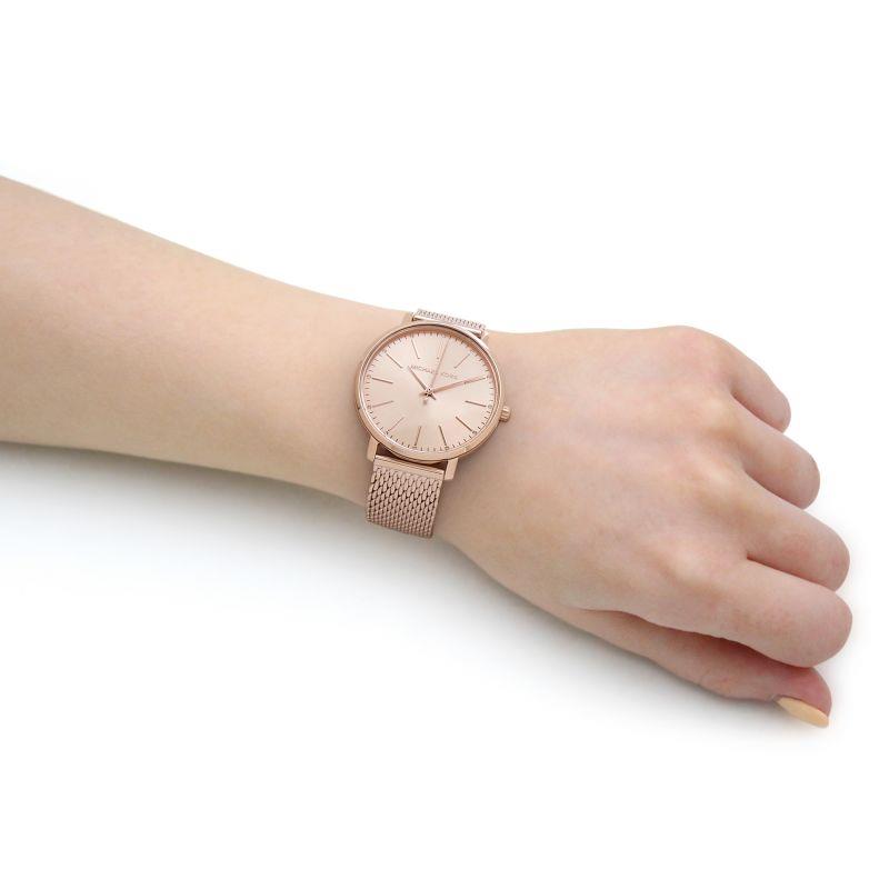 Michael Kors MK4340 Pyper Quartz Crystal Rose Gold Dial Ladies Watch Michael Kors MK4340 Pyper Quartz Crystal Rose Gold Dial Ladies Watch